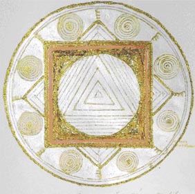 Ochrann� mandala k omezen� vlivu vyza�ov�n� mobiln�ch telefon�